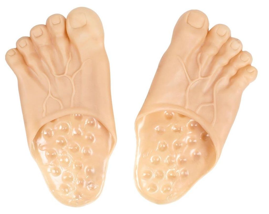 Realistische Hobbit Pantoffels voor Halloween en Rollenspel Productafbeelding 