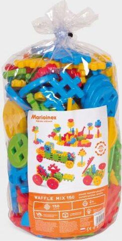 Stavebnica - Waffle Mini 150 kusov Obrázok produktu 