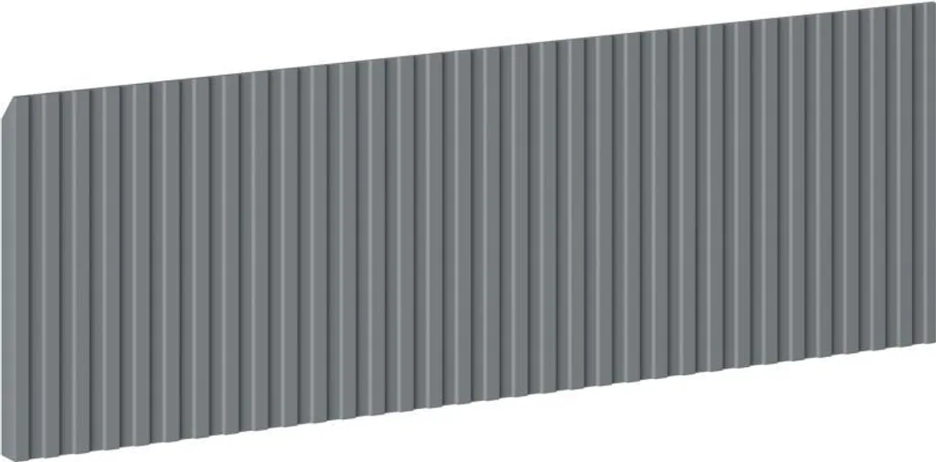 Mexen Rivel Frontale 60x20 Grafite Opaco - Design Scanalato 91A20-0600