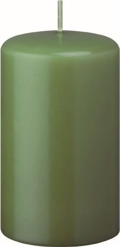 Stumpenkerzen Green 200 x 50 mm, 6 Stück