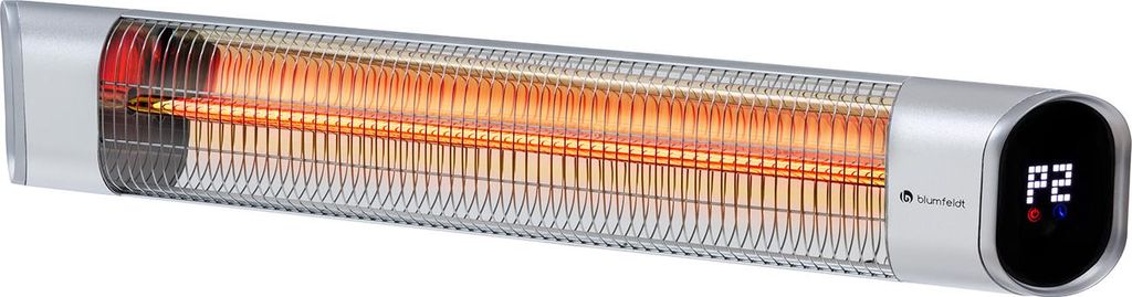 Dark Wave Chauffage infrarouge 2000W Tube carbone doré IP65 Image du produit 