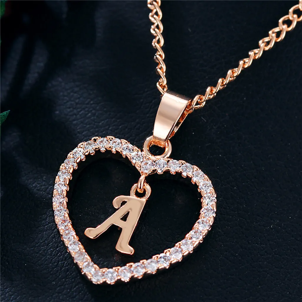 Collana girocollo a spirale placcata oro rosa creata con cristalli