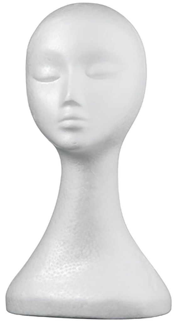 Busto per testa in schiuma Comair Lady bianco 39 Immagine del prodotto 