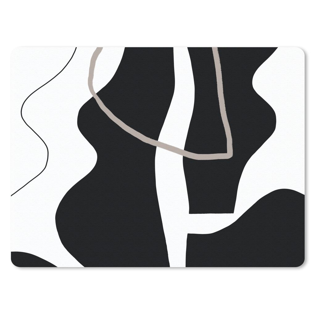 MuchoWow Mauspad Mousepad Abstrakt - Minimalismus - Design 40x30 cm - Mousepads - Maus Mat - Pad - Mausunterlage - Anti Rutsch