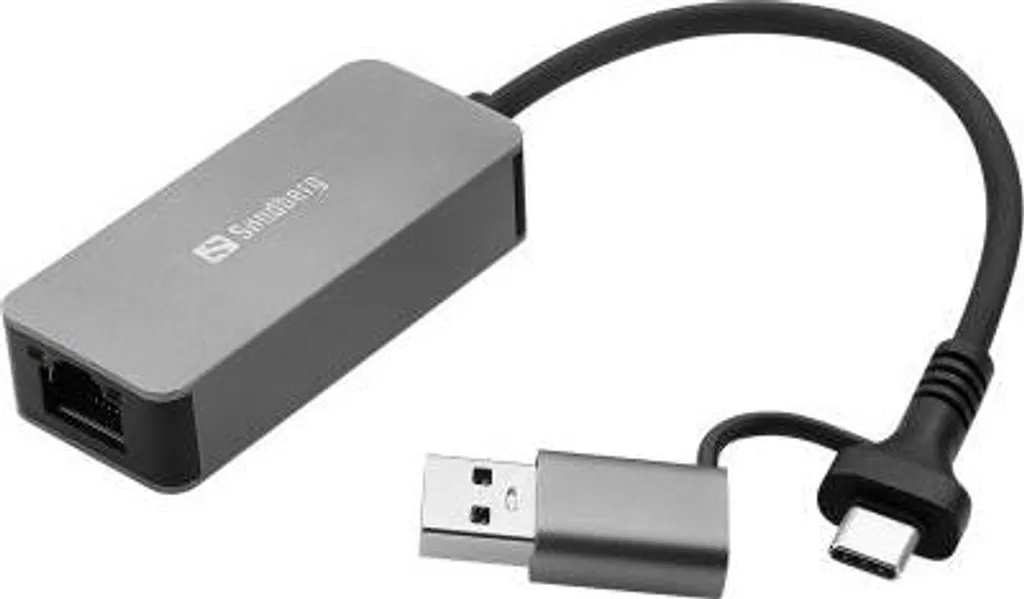 Sandberg 136-68 Adattatore LAN 2.5G Alluminio - Soluzione Business