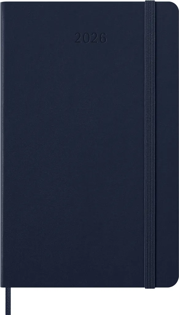 Moleskine 8056999275235 MOLESKINE Calendario 2026, settimane, XL, copertina rigida, blu
