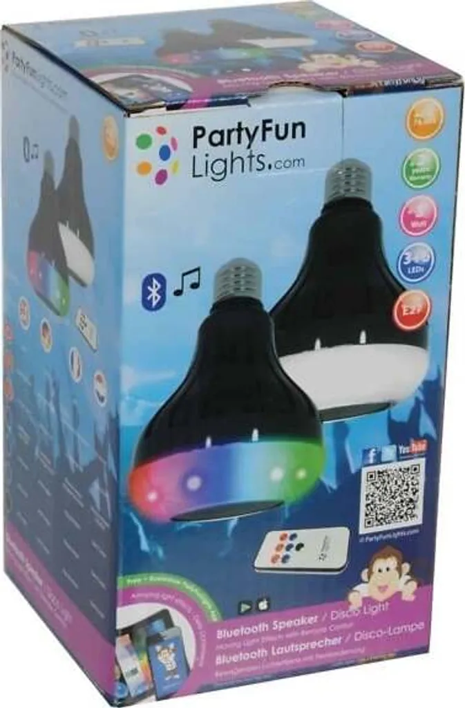 Party Fun Lights Altoparlante LED Bluetooth - Regalo Perfetto Bambini - 5