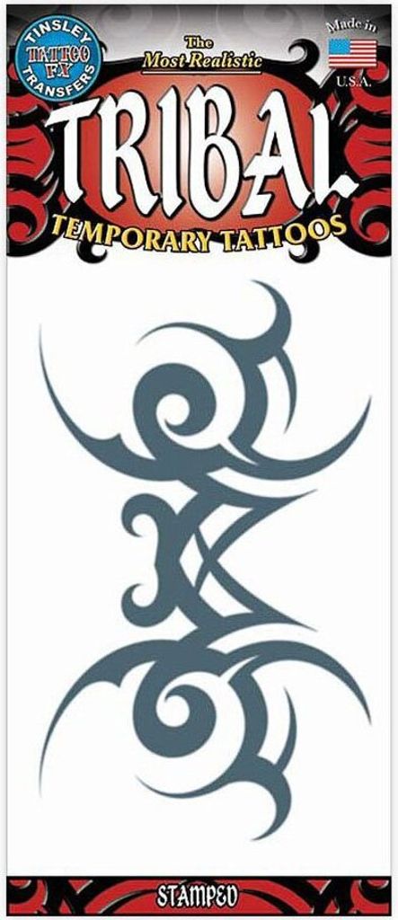 Tribal Ornament Klebe-Tattoo - Fasching Halloween Karneval