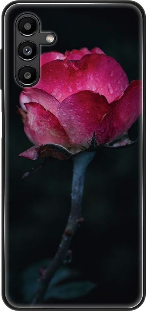 König Design Hülle kompatibel mit Samsung Galaxy A13 5G Kunststoff Soft Handyhülle - Handy Case Rose