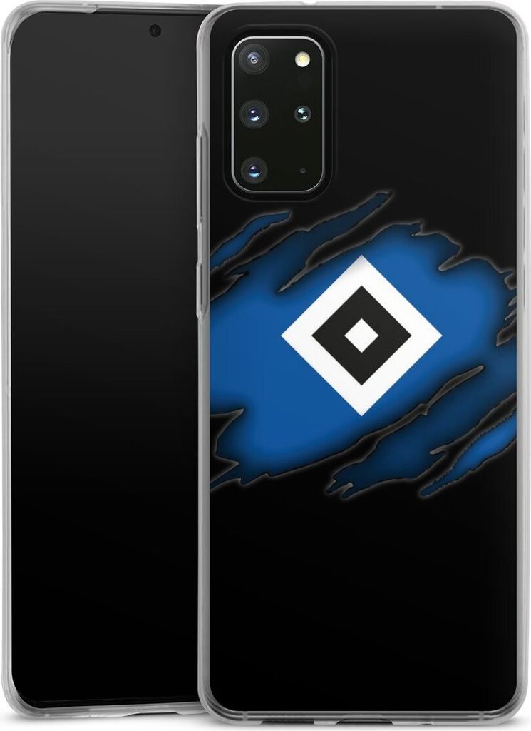 DeinDesign Slim Hülle für Samsung Galaxy S20 Plus 5G Silikon Case Ultra Dünn Handyhülle HSV Hamburger SV Offizielles Lizenzprodukt