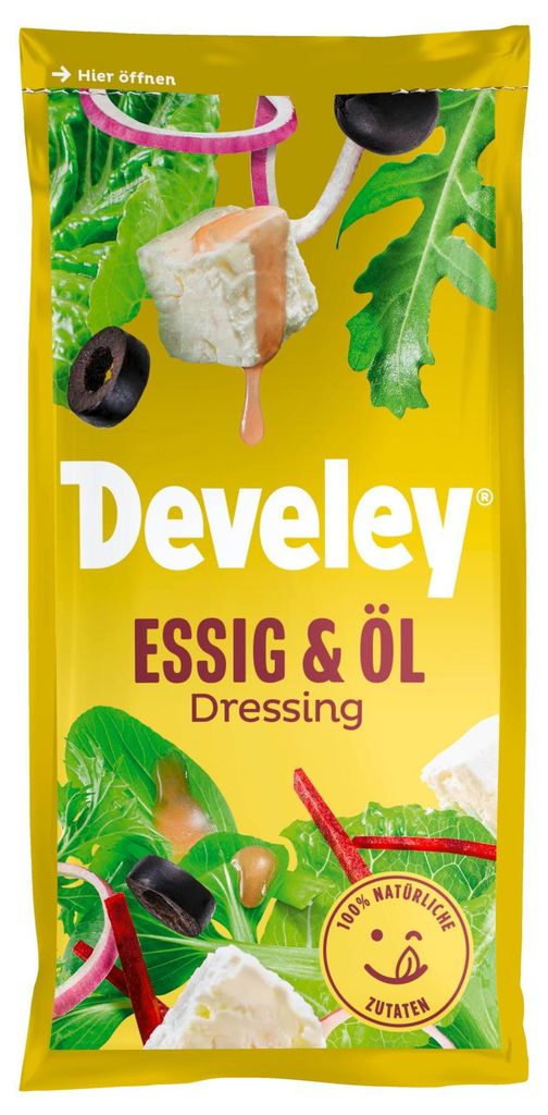 Develey Essig & Öl Dressing - 14x 75ml Produktbild 