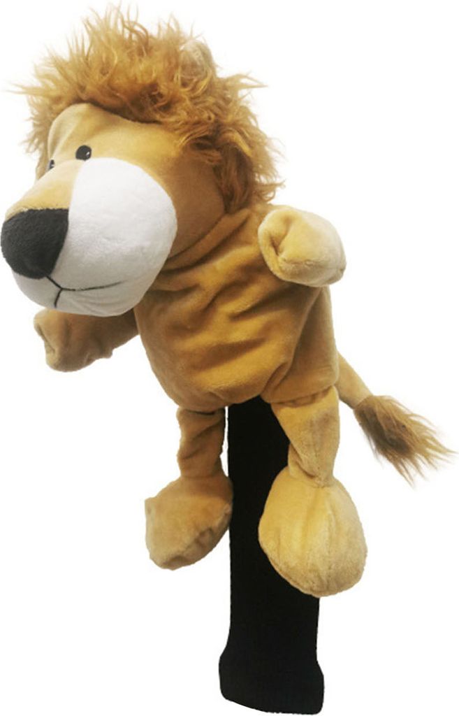 Golfschläger-Kopfbedeckung, weiche Tier-Driver-Kopfbedeckung, Plüsch, Löwe/Tiger/Nilpferd/AFFE/Schaf, Golf-Zubehör für Hölzer und Driver