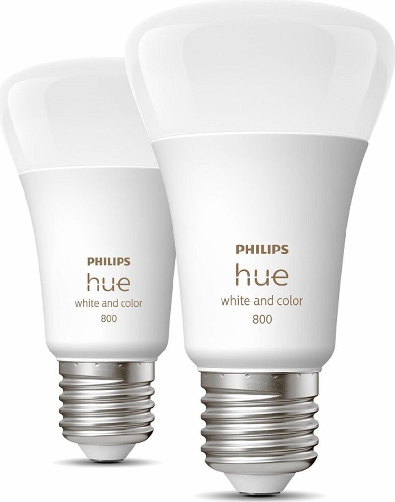 Philips Hue White & Color Ambiance E27 Glühbirne, 2er Set Immagine del prodotto 