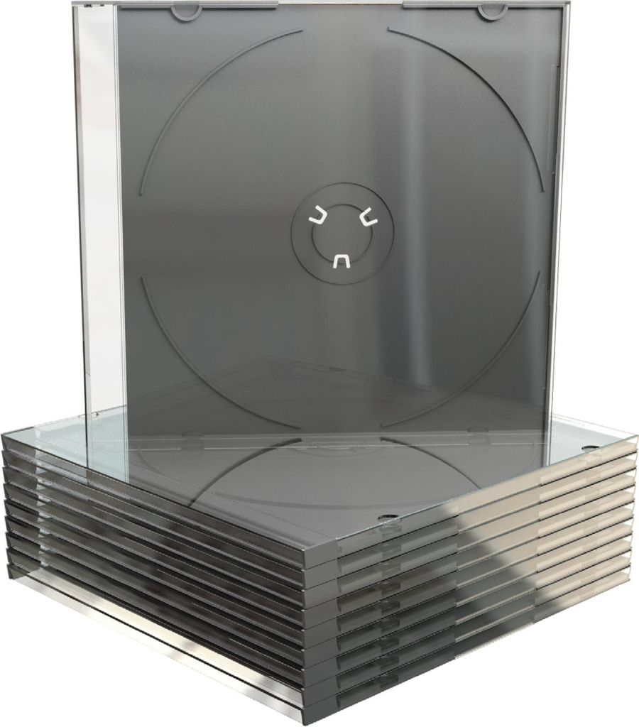 MediaRange CD Leerbox 100ks SlimCase černý Obrázek produktu 