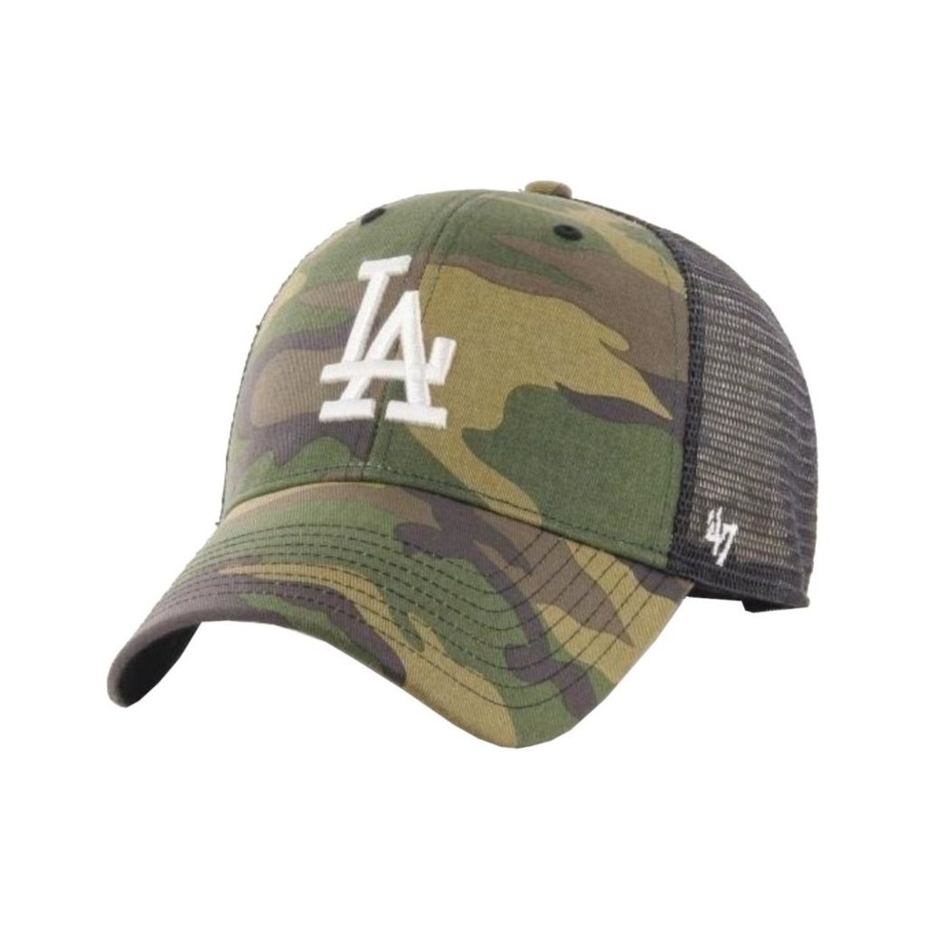47 Brand Trucker Cap - BRANSON Los Angeles Dodgers wood Immagine del prodotto 
