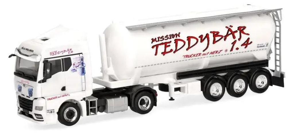 Herpa herpa - MAN TGX GM Silo-Sattelzug Silo Melmer/Teddybär 1.4 (Österreich/Imst)