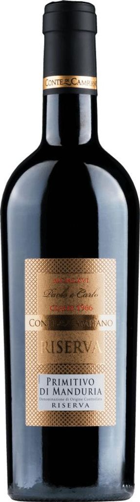Primitivo di Manduria Riserva DOC - Conte di Campiano Produktbild 