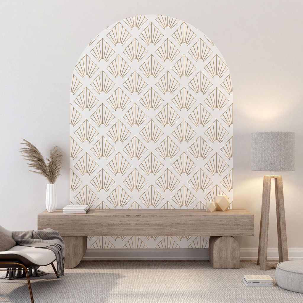 Arche-Aufkleber – Lumaléa – Geometrisches Motiv – MAT-Kleber – Breite 90 x H?he 215 cm