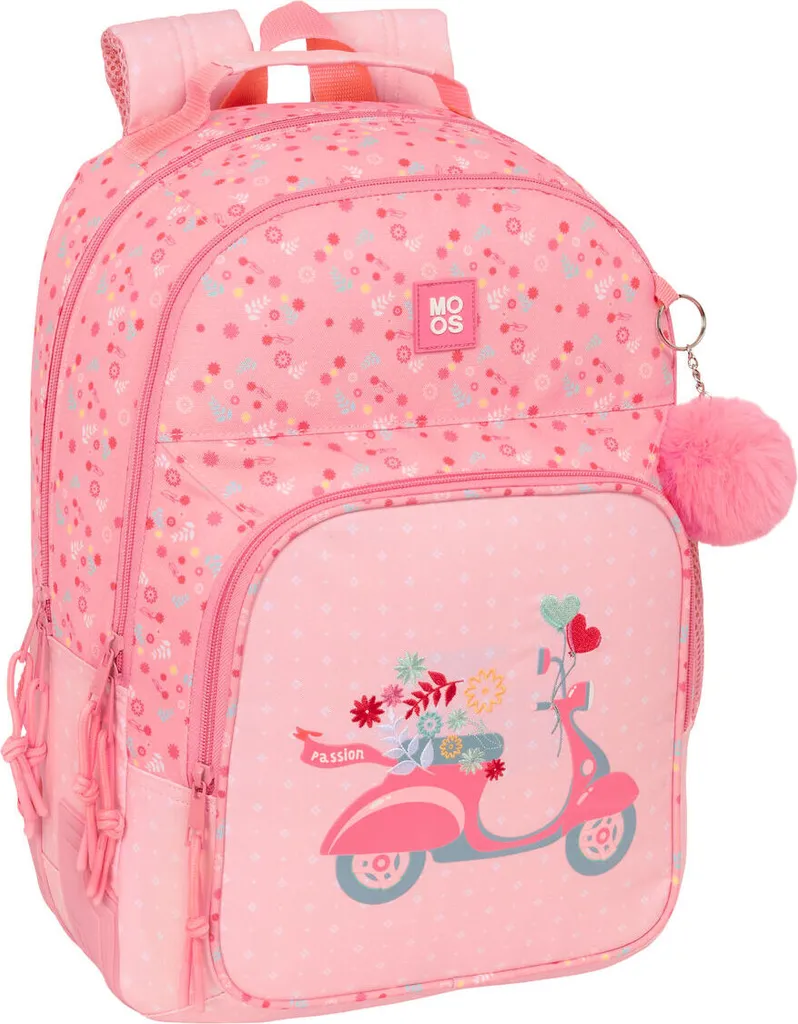 Zaino Scuola Moos Passion Colourful 32x42x15 cm - Offerta Zaino Resistente