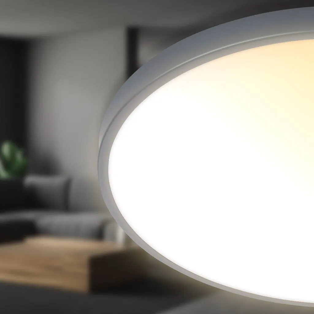 Plafoniera Design Moderno Briloner COMPETO LED CCT Antracite Ø38 cm - 4