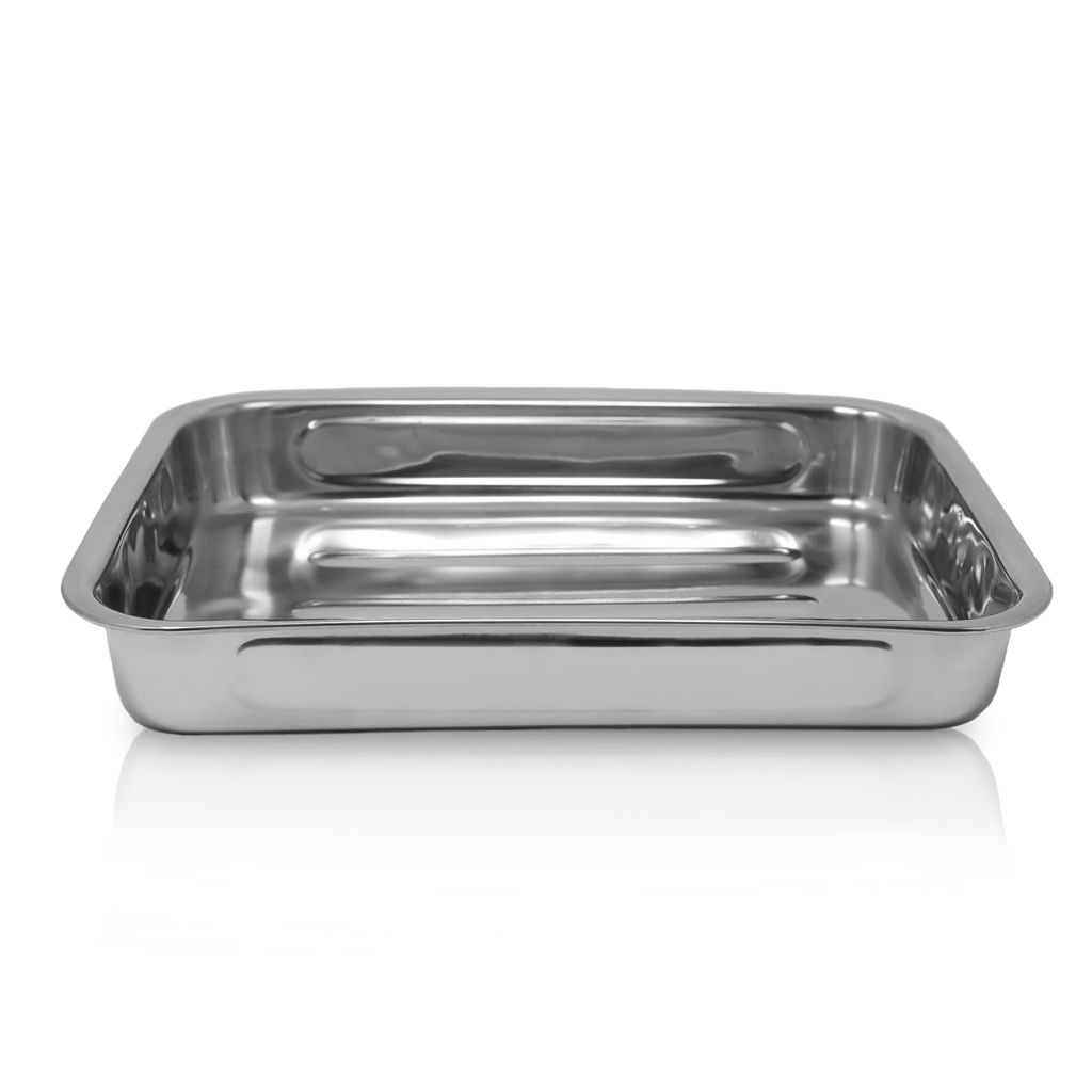 Karl Krüger 15030 Edelstahl Vierkantpfanne 30 cm