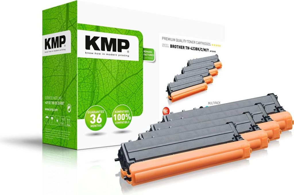 KMP Toner Brother TN-423BK/C/M/Y Multipack B-T101XM