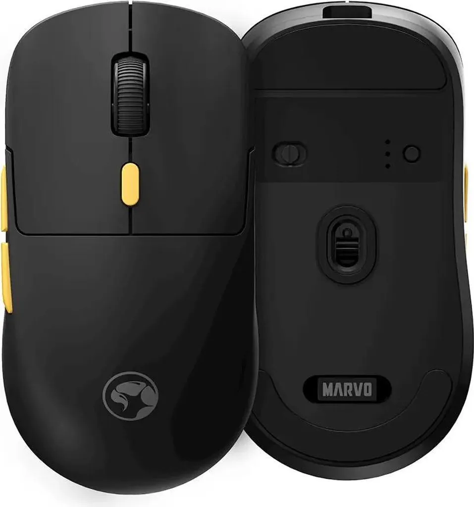 Souris sans fil Marvo Niro 50 Noire, Dites Adieu à la Latence Gaming