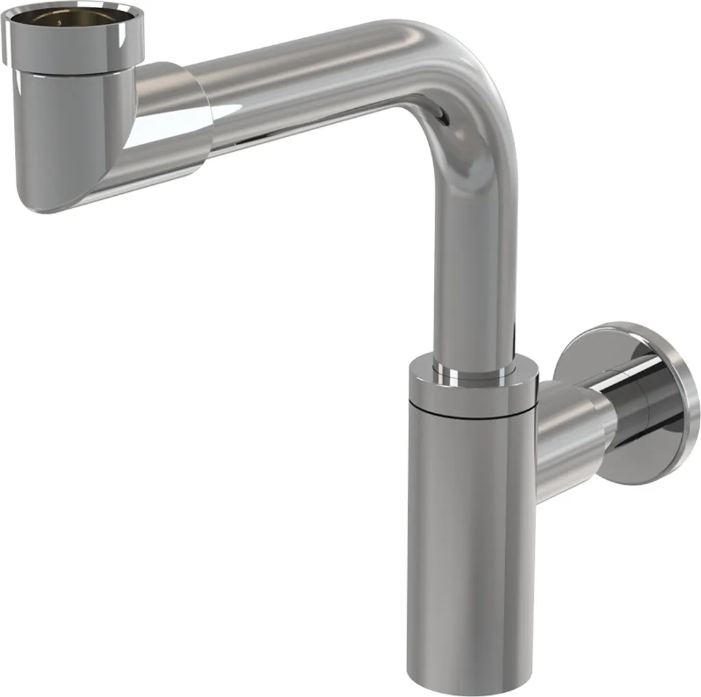 Siphon Métal Anti-Odeur 1 1/4" Gain de Place contre les Fuites et Usure