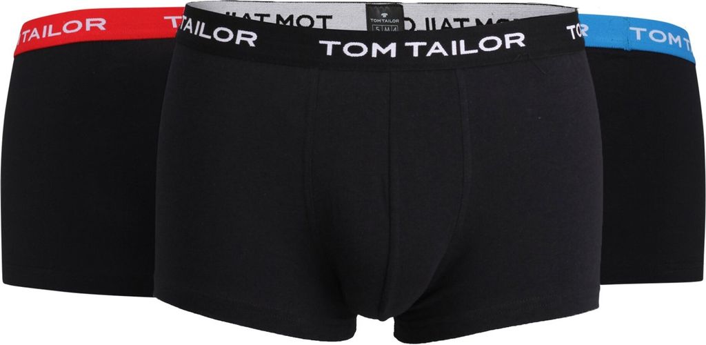 TOM TAILOR Herren Pants schwarz melange 3er Pack Größe: XXL