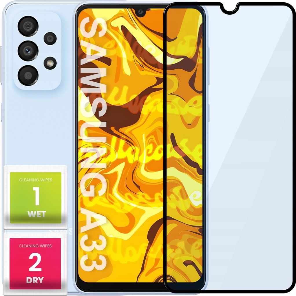 Premium Displayschutz aus gehärtetem Glas für SAMSUNG GALAXY A33 5G – Vollständige Bildschirmabdeckung