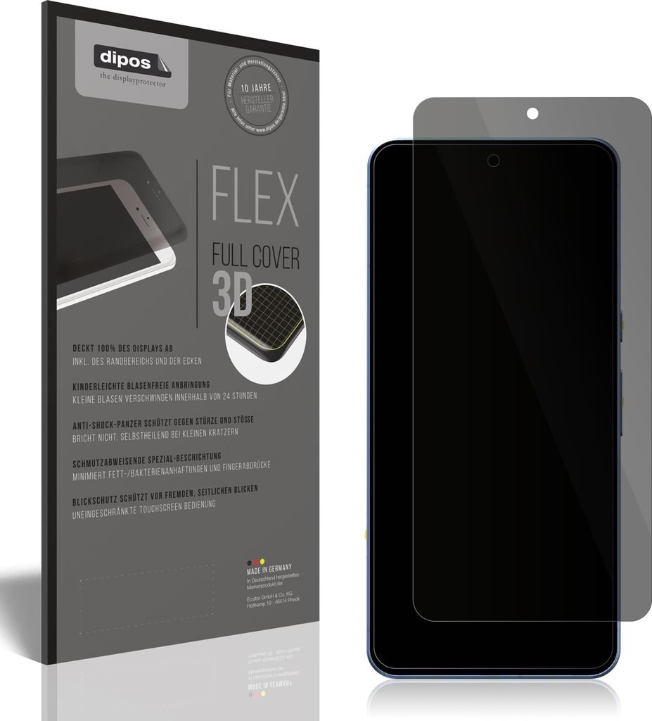 Full Cover Privacy Blickschutzfolie für Google Pixel 8 Produktbild 