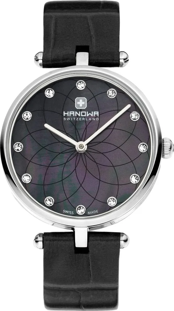Montre Hanowa Noire HAWLA0001301 en Acier - Design Étanche et Fine