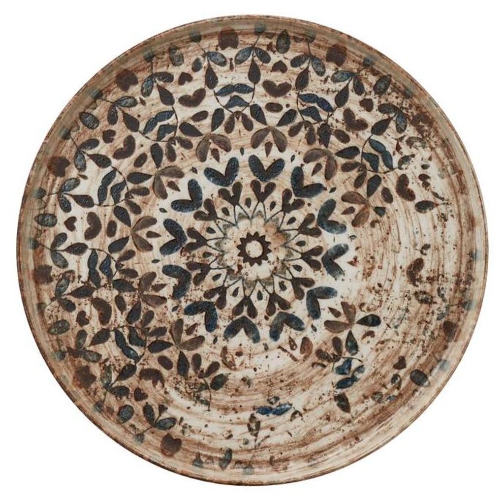 12x Teller Ø 26 cm RiNART Toledo Aztec braun