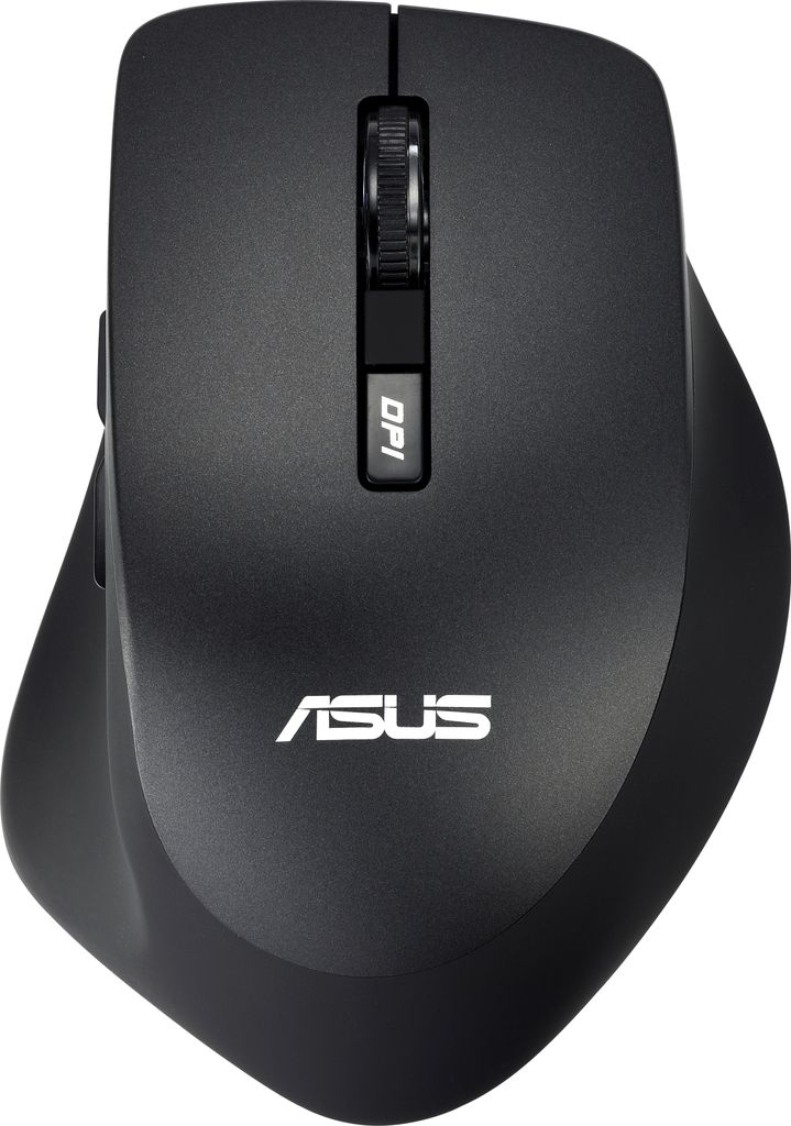 ASUS WT425 - Maus - Fr Rechtshnder - optisch - 6 Tasten - kabellos - 2.4 GHz - kabelloser Empfnger (USB)