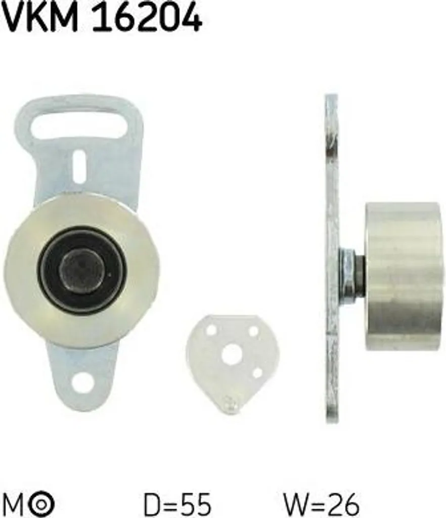 SKF VKM 16204 Rouleau Tendeur de Courroie Crantée OE 7700745215