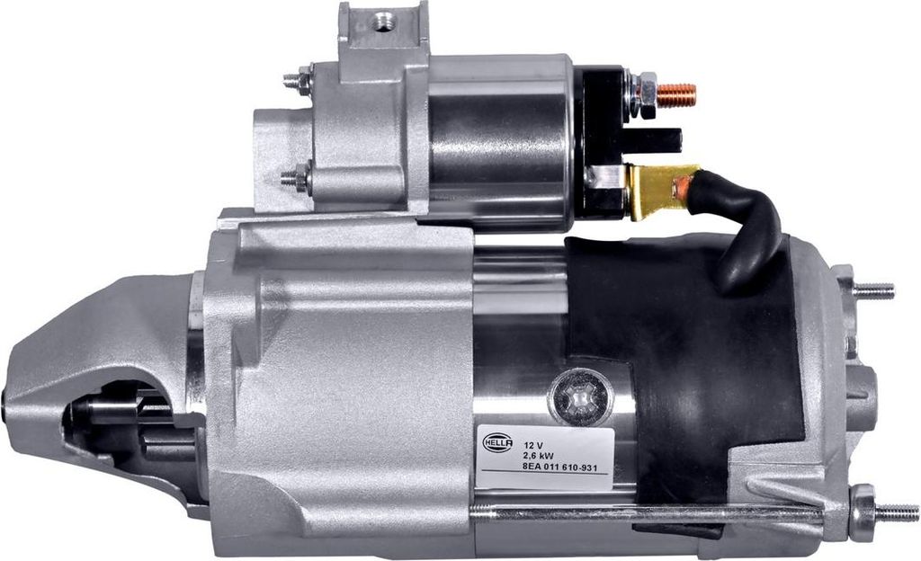 Anlasser Starter 12 V 2,6 kW 9 Zähne HELLA für u.a. FIAT DUCATO