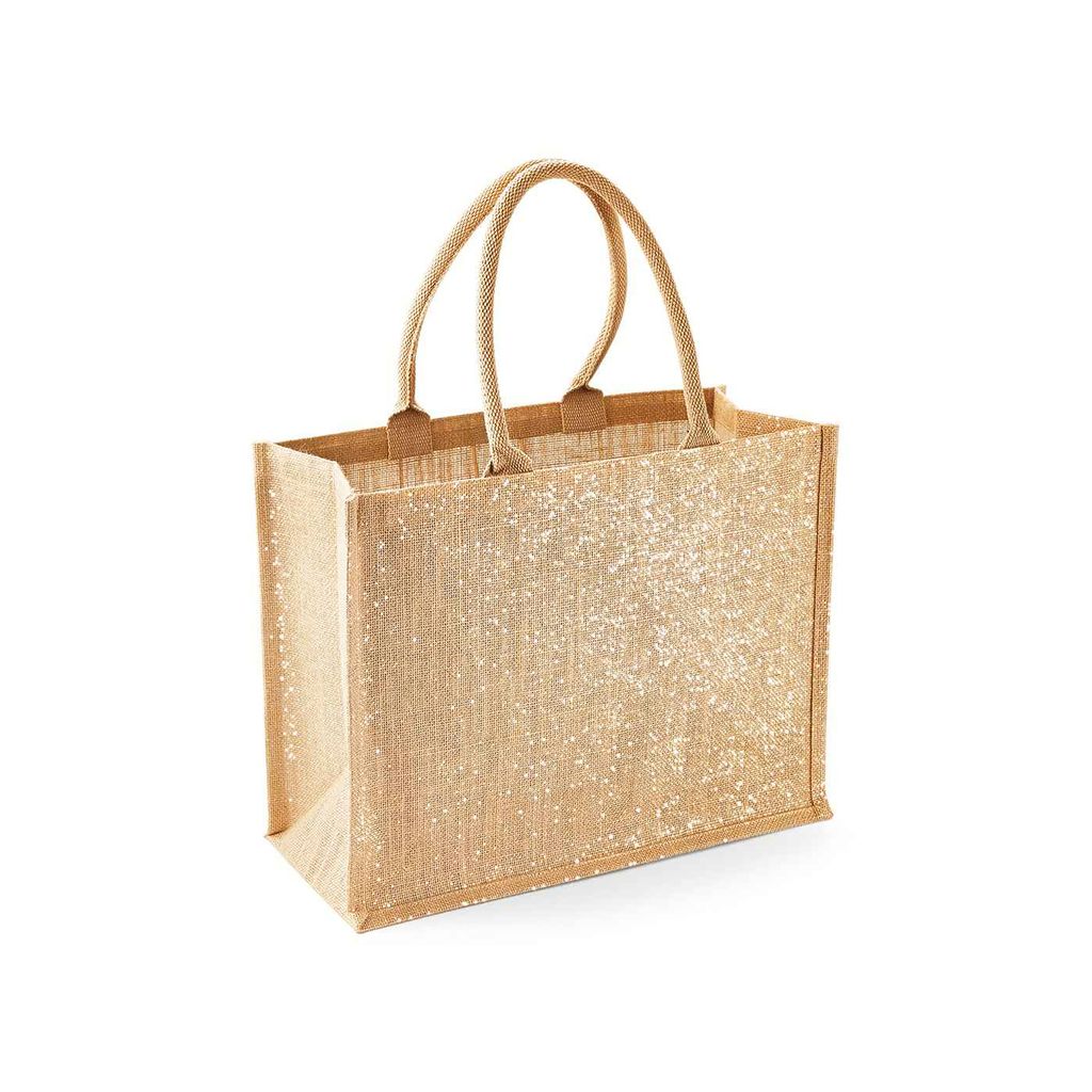 Westford Mill - Einkaufsnetz, Schimmer, Jute PC5748 (Einheitsgröße) (Natürliches Gold)