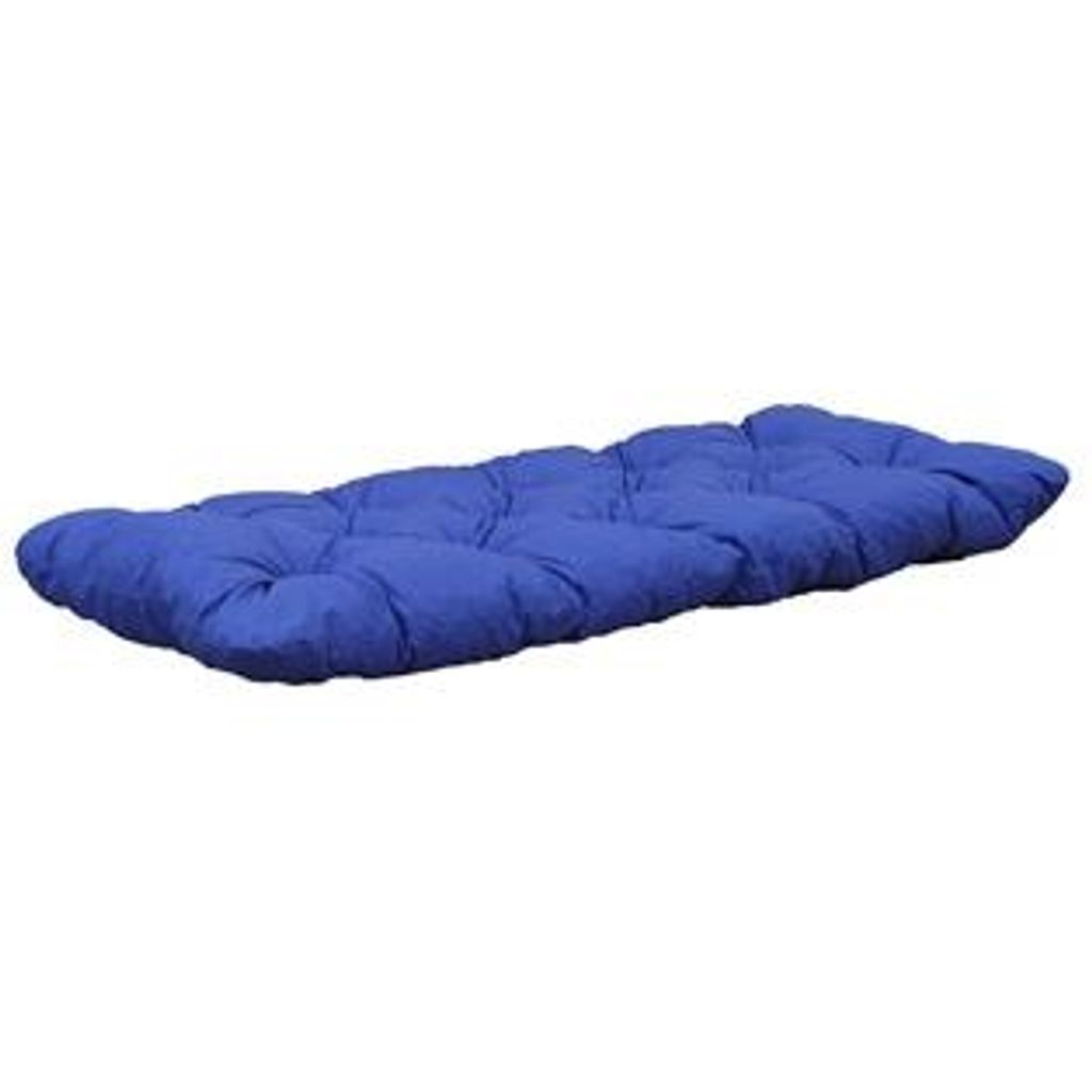 Bankauflage 2-Sitzer-Sitzkissen ca. 120 x 50 x 8 cm, blau Produktbild 