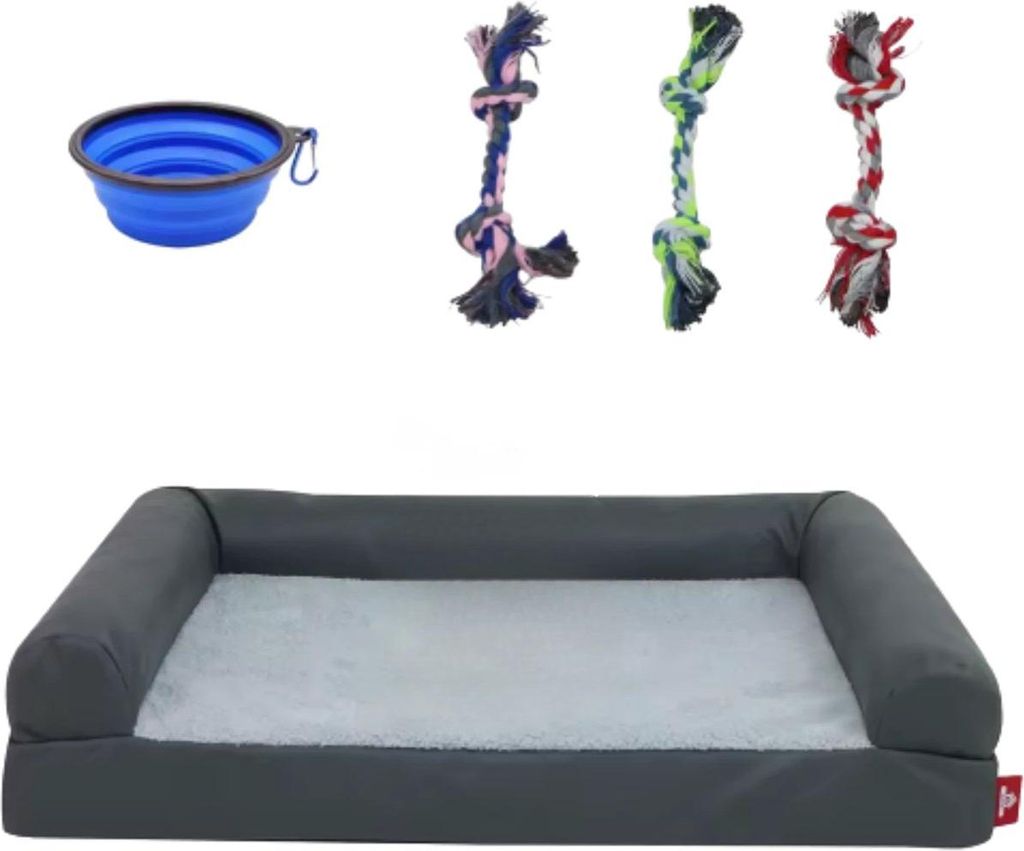 Bolt Edge Hundebett – 91cm – Hundesofa – Orthopädisches Hundebett – Waschbar – Auch für Katzen