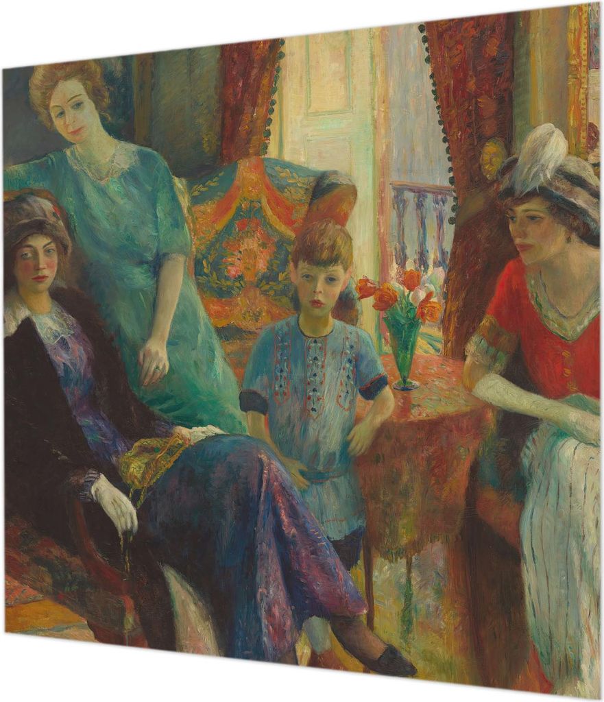 Wandtapete - Dekorative Tapete für Wohnzimmer - Tapetenfolie für Wanddekoration - 250x250 cm - Klassische Eleganz