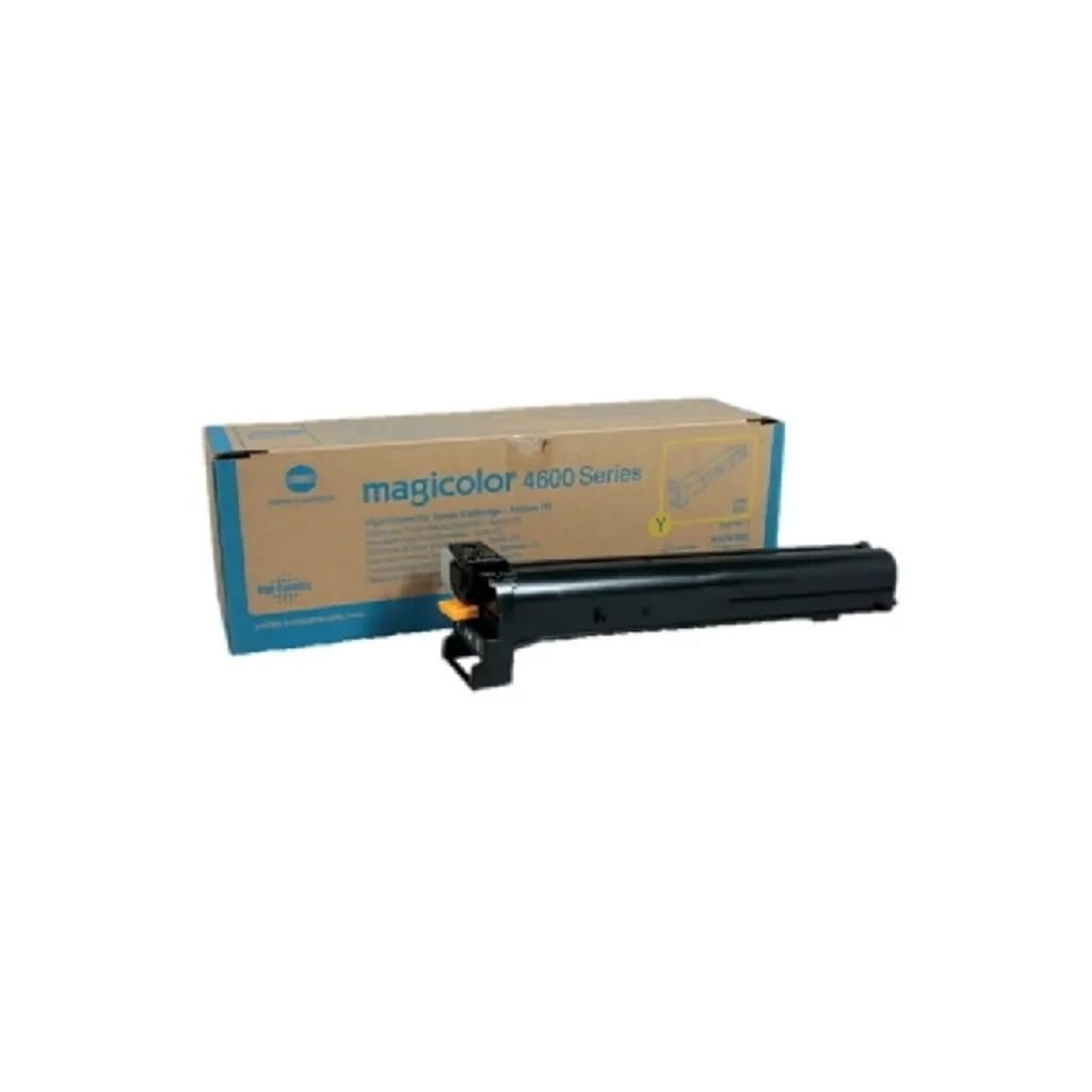 Toner Konica Minolta A0DK252 Jaune Original pour Imprimante Magicolor - 9