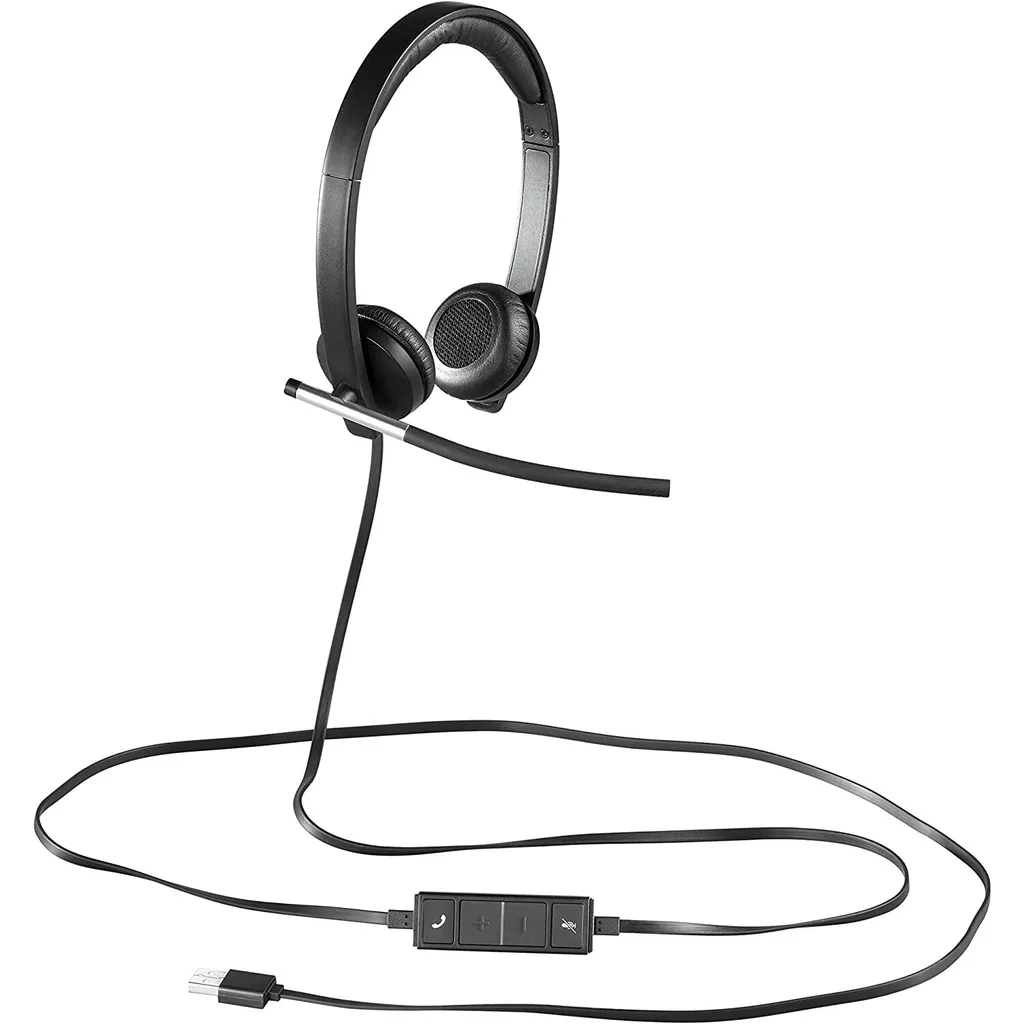 Casque USB pour Télétravail Logitech H650e avec Micro et Son HD Stéréo