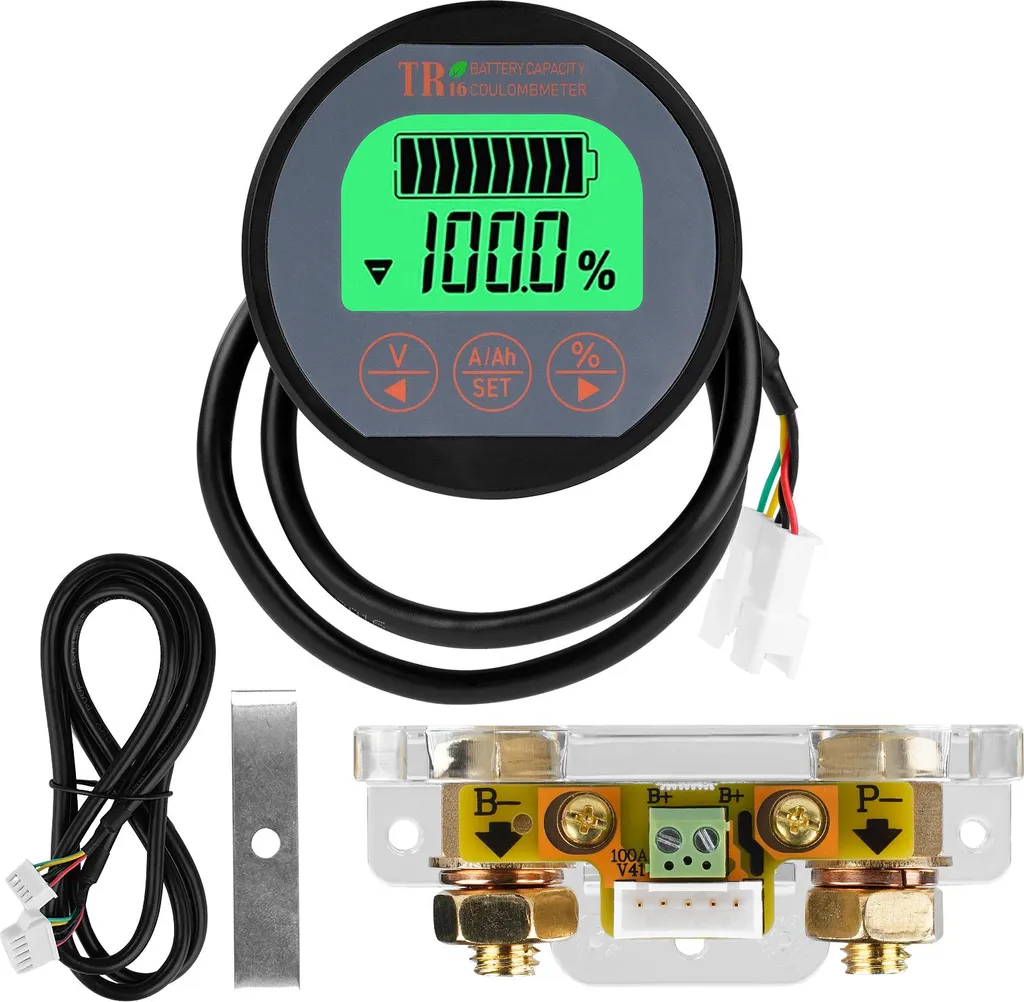 Évitez les pannes de batterie avec ce moniteur LCD 100A étanche 8-120V