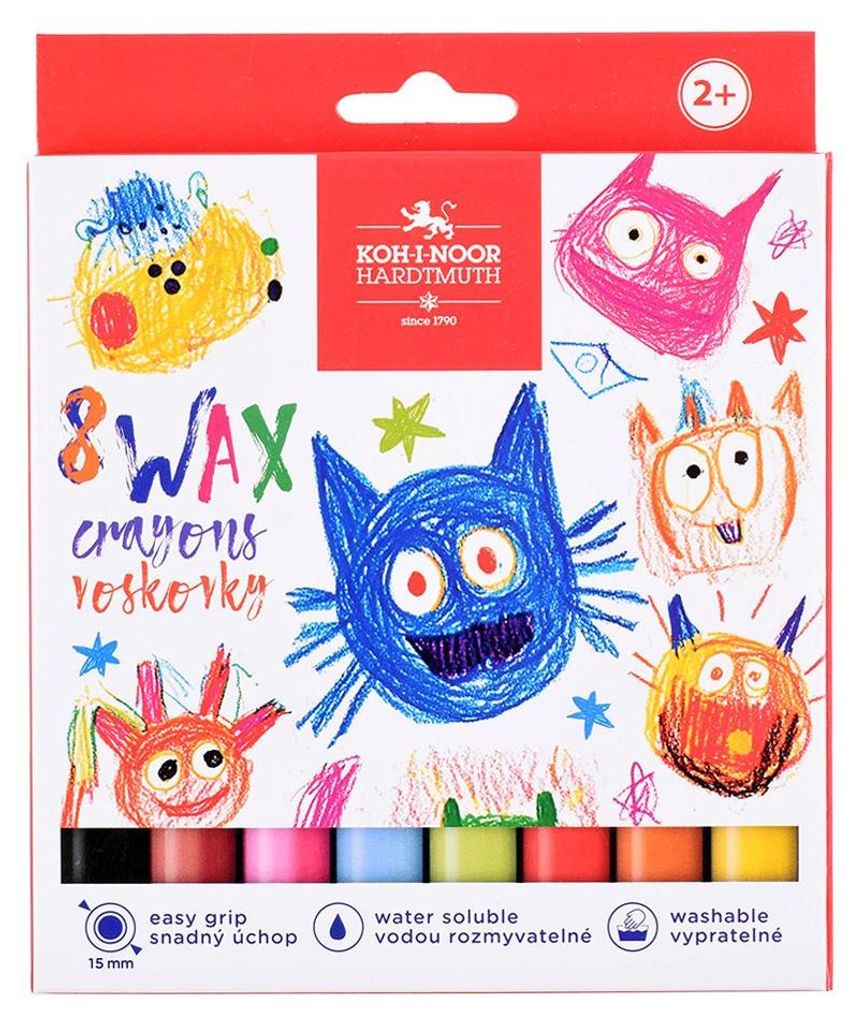 " Aquarell-Wachsmalstifte " Jumbo im 8er Pack
