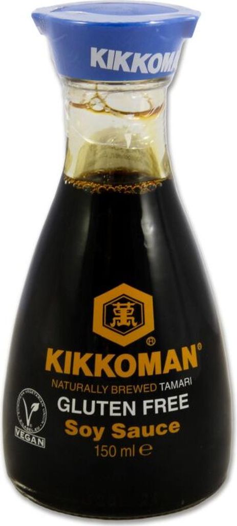 Glutenfreie Sojasauce Tamari Tischflasche150ml | Kikkoman Dispenser Sojasoße
