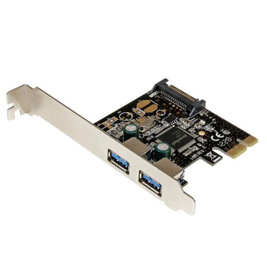 StarTech.com 2 Port USB 3.0 SuperSpeed PCI Express Schnittstellenkarte mit SATA Stromanschluss