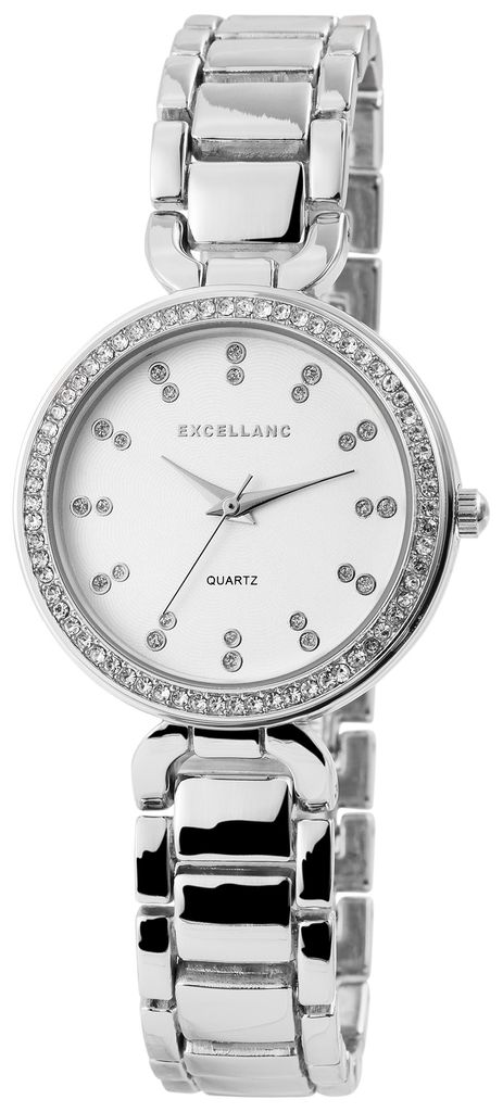 Excellanc Damenuhr mit Metallarmband