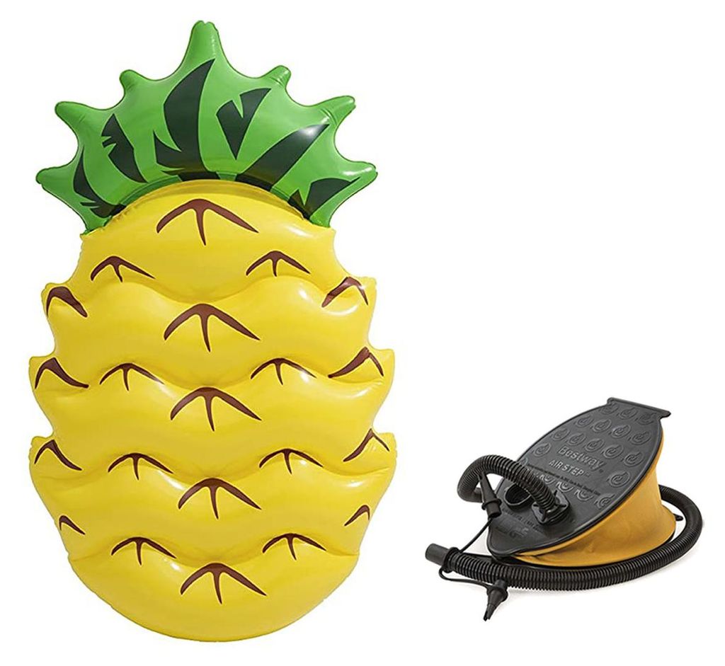 Bestway 43159 Fruit Float Luftmatratze im Fruchtdesign Ananas inkl. Pumpe