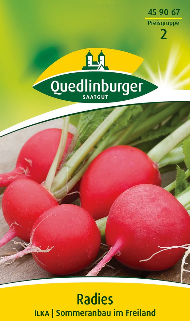Radieschen 'Ilka' Quedlinburger Gemüsesamen Produktbild 