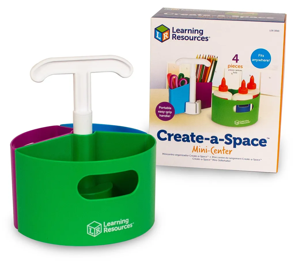 Learning Resources Mini Pot à Crayons avec Récipients Amovibles (Set de 4)